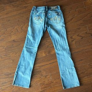 Miss Me bootcut jeans, size 27x33